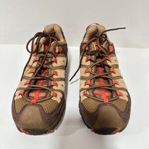 Merrell Siren Sport Omnifit Vibram Hiking Shoe Women's Size 8 Brown Tan Orange